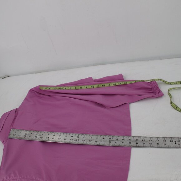 Girlfriend collective windbreaker jacket women's small zip up crop pink hooded - Picture 11 of 15